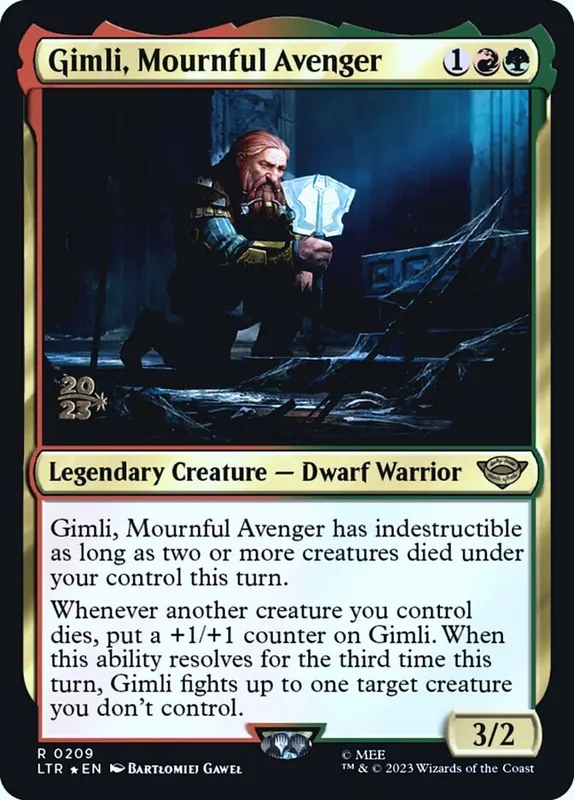 Gimli, Mournful Avenger [Tales of Middle-earth Promos]