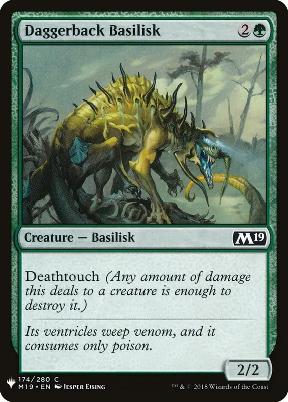 Daggerback Basilisk [The List]