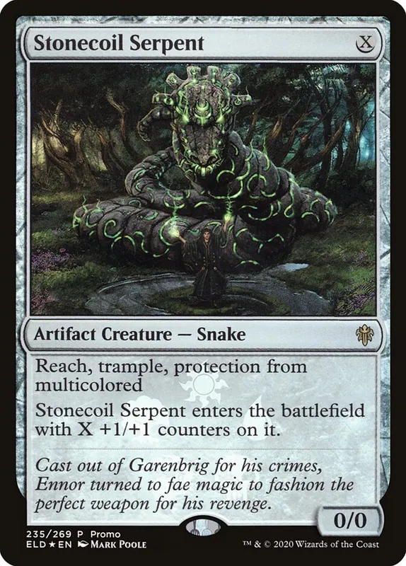 Stonecoil Serpent [Throne of Eldraine Promos]