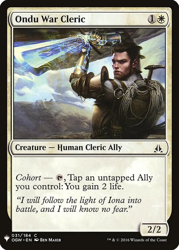 Ondu War Cleric [The List]