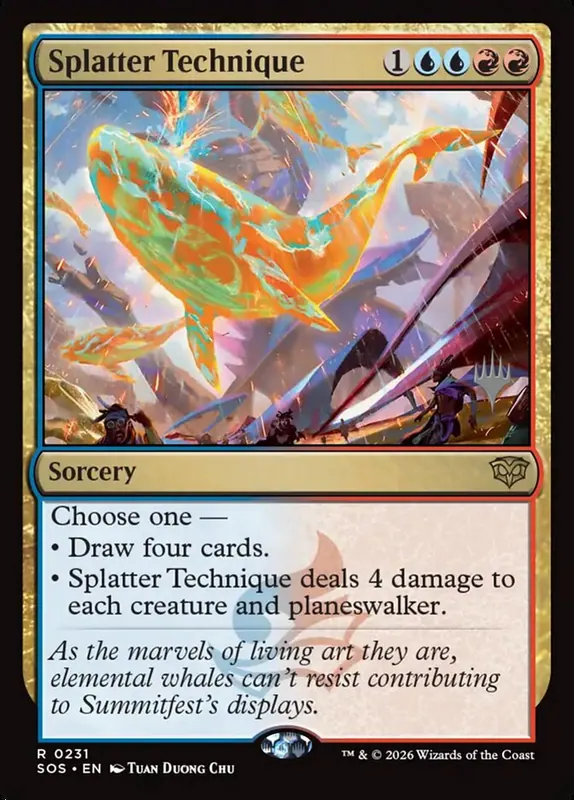 Splatter Technique [Secrets of Strixhaven Promos]