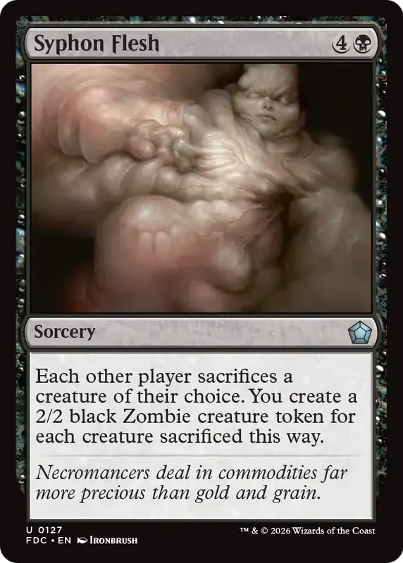 Syphon Flesh [Foundations Commander]
