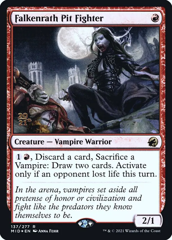 Falkenrath Pit Fighter [Innistrad: Midnight Hunt Promos]