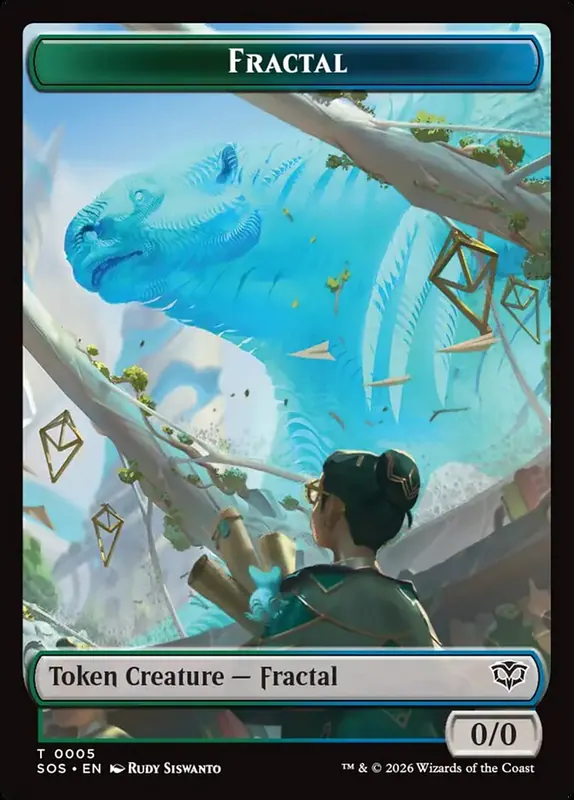 Fractal [Secrets of Strixhaven Tokens]