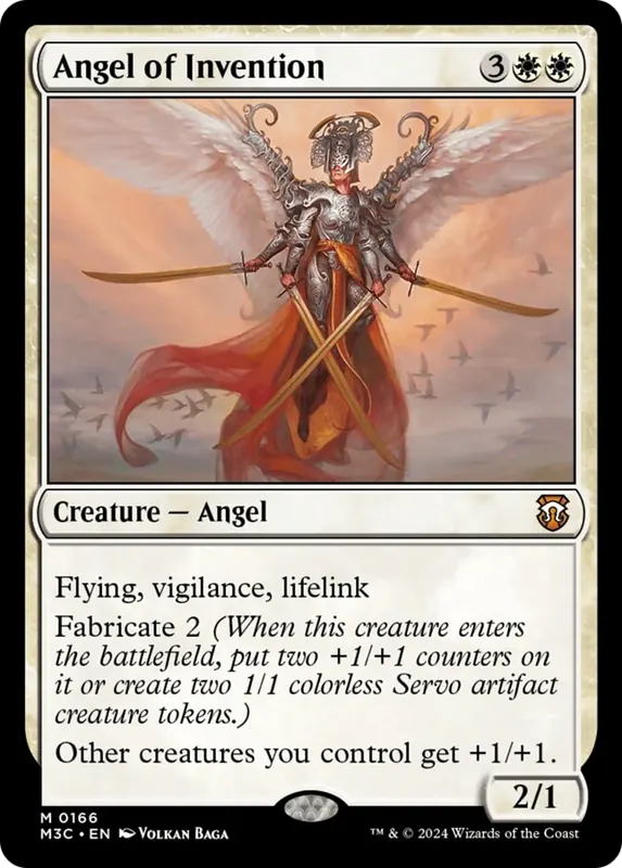 Angel of Invention (Ripple Foil) [Modern Horizons 3 Commander]