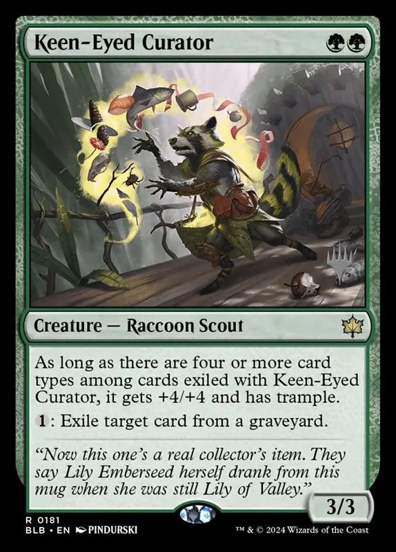 Keen-Eyed Curator [Bloomburrow Promos]