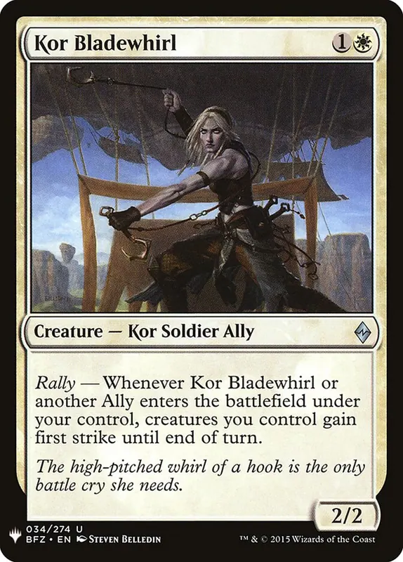 Kor Bladewhirl [The List]