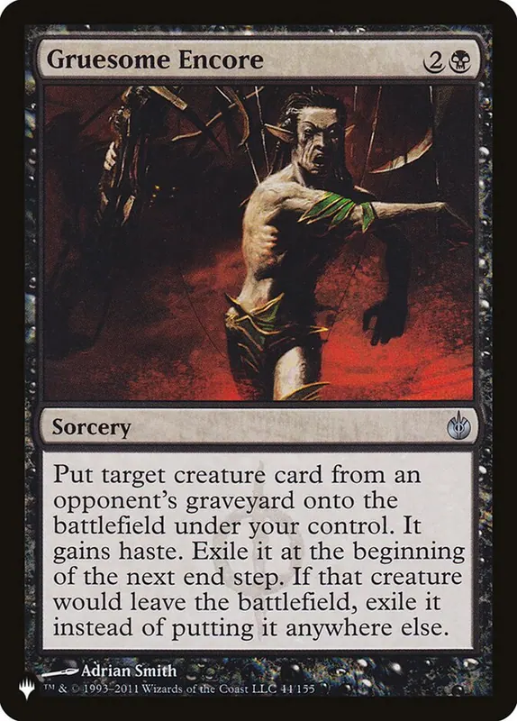 Gruesome Encore [The List]