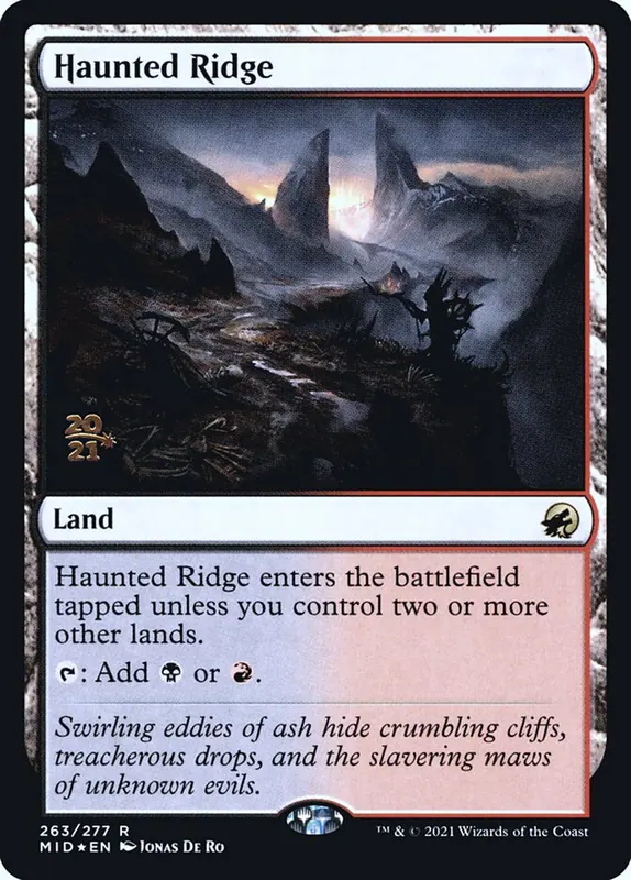 Haunted Ridge [Innistrad: Midnight Hunt Promos]