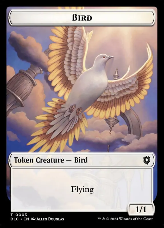 Bird [Bloomburrow Commander Tokens]