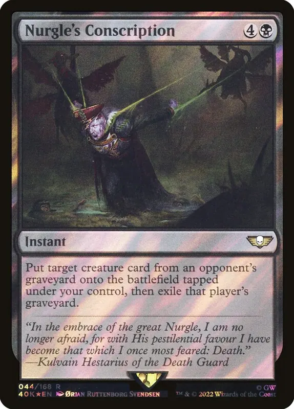 Nurgle's Conscription [Warhammer 40,000 Commander]