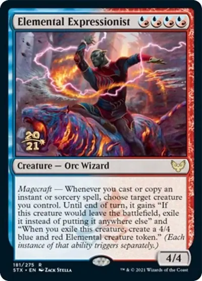 Elemental Expressionist - Español [Strixhaven: School of Mages Prerelease Promos]