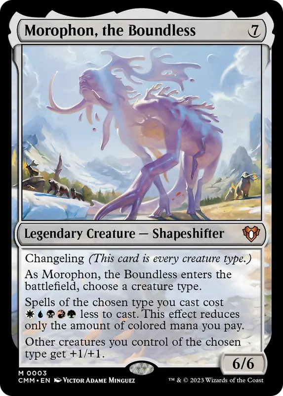 Morophon, the Boundless [Commander Masters]