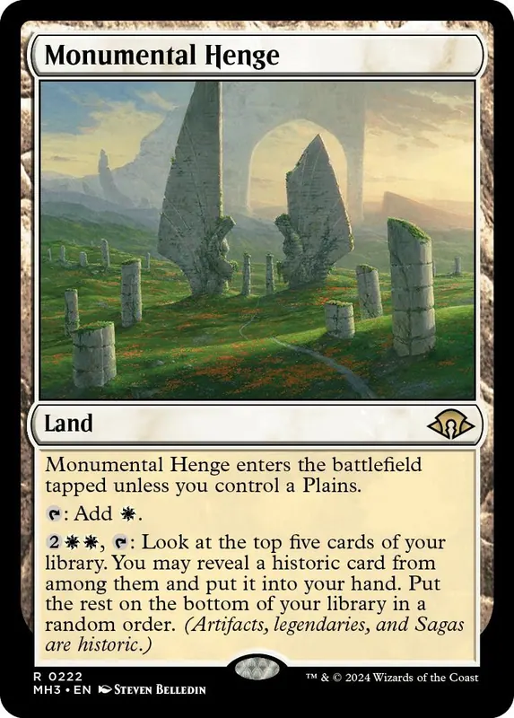 Monumental Henge [Modern Horizons 3] - Español