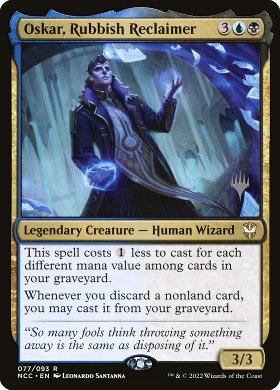 Oskar, Rubbish Reclaimer [New Capenna Commander Promos]