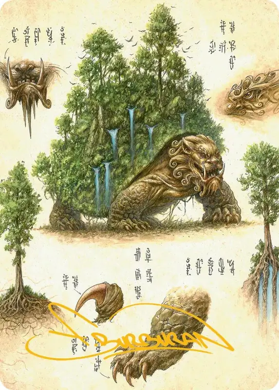 The Lion-Turtle Art Card (Gold-Stamped Signature) [Avatar: The Last Airbender Art Series]
