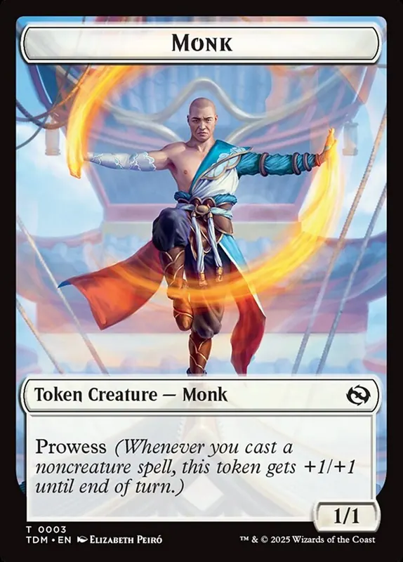 Monk [Tarkir: Dragonstorm Tokens]