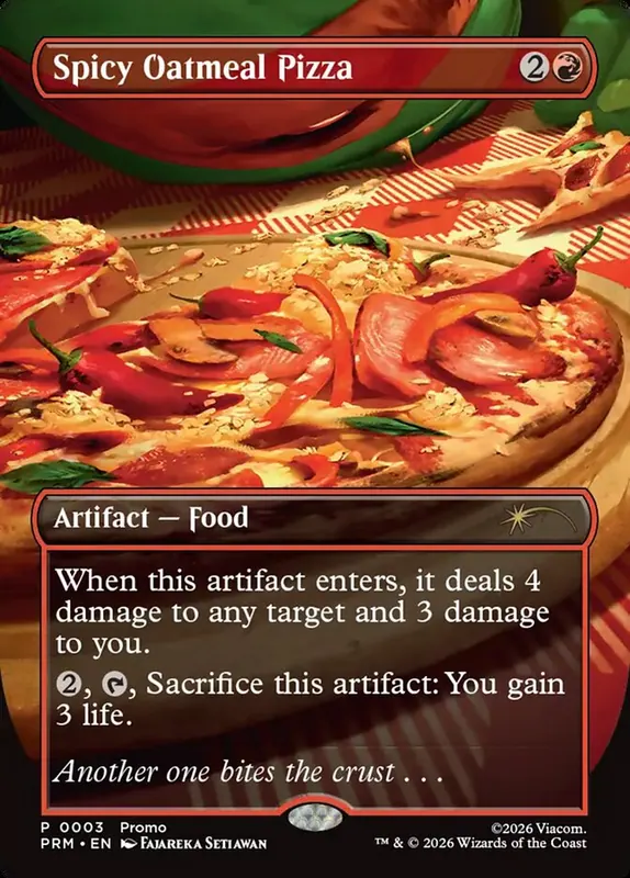Spicy Oatmeal Pizza [Wizards Play Network 2026]