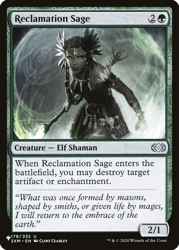 Reclamation Sage [The List]