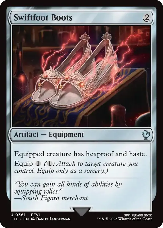 Swiftfoot Boots (Surge Foil) [FINAL FANTASY Commander]