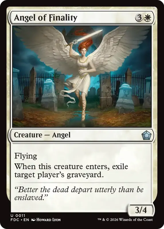 Angel of Finality [Foundations Commander]