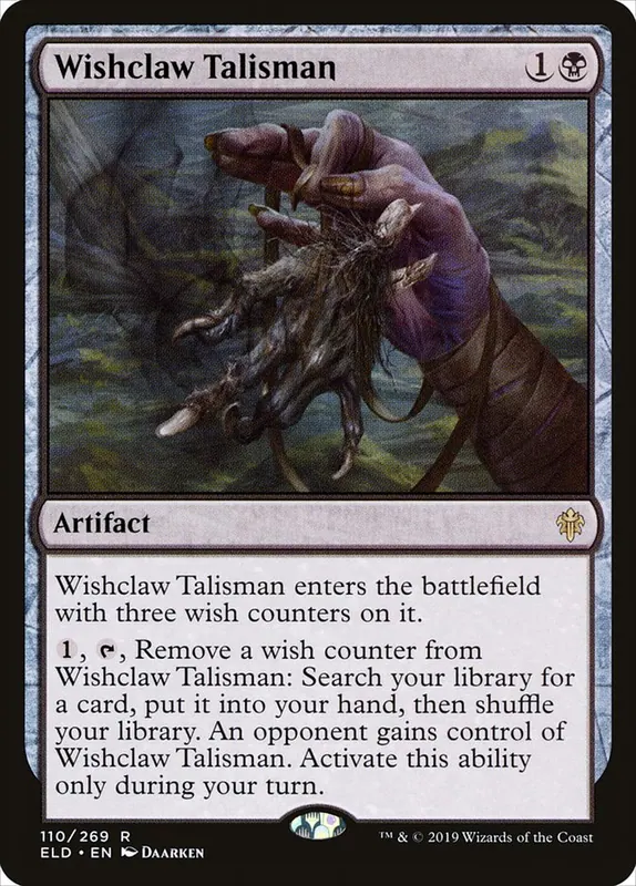 Wishclaw Talisman [Throne of Eldraine] - Español