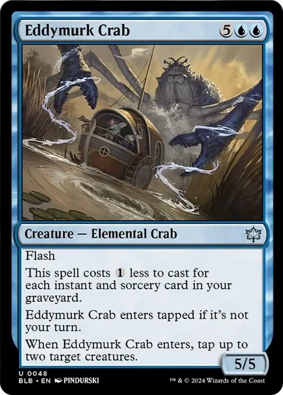 Eddymurk Crab [Bloomburrow]