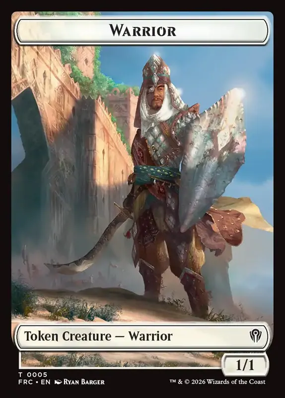 Warrior [Reality Fracture Commander Tokens]