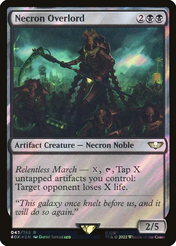 Necron Overlord [Warhammer 40,000 Commander]