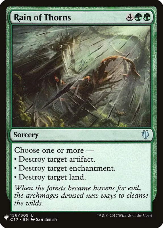 Rain of Thorns [The List]