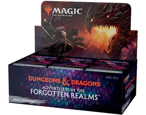 MTG DRAFT BOOSTER BOX ADVENTURE IN THE FORGOTTEN REALMS