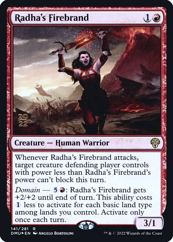 Radha's Firebrand [Dominaria United Promos]