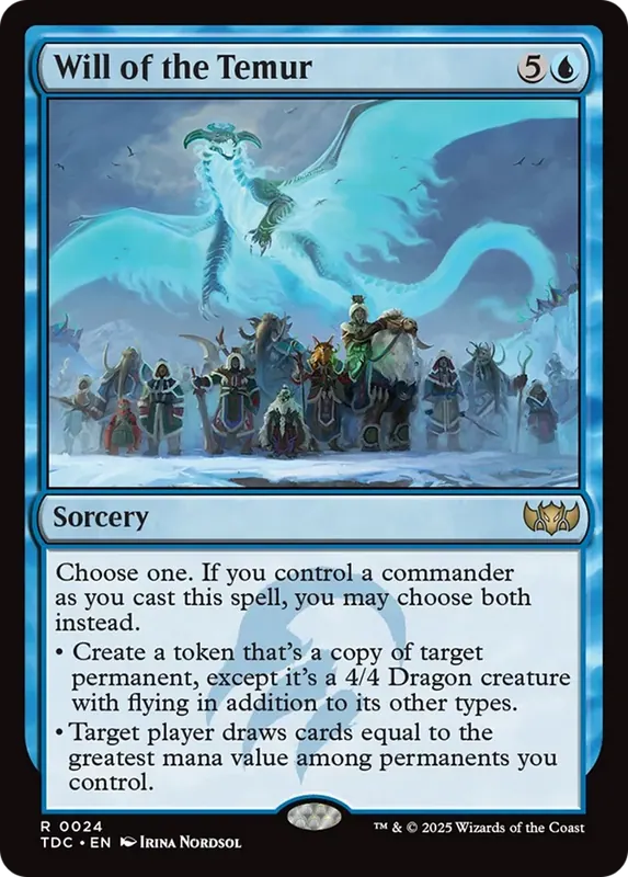 Will of the Temur [Tarkir: Dragonstorm Commander]