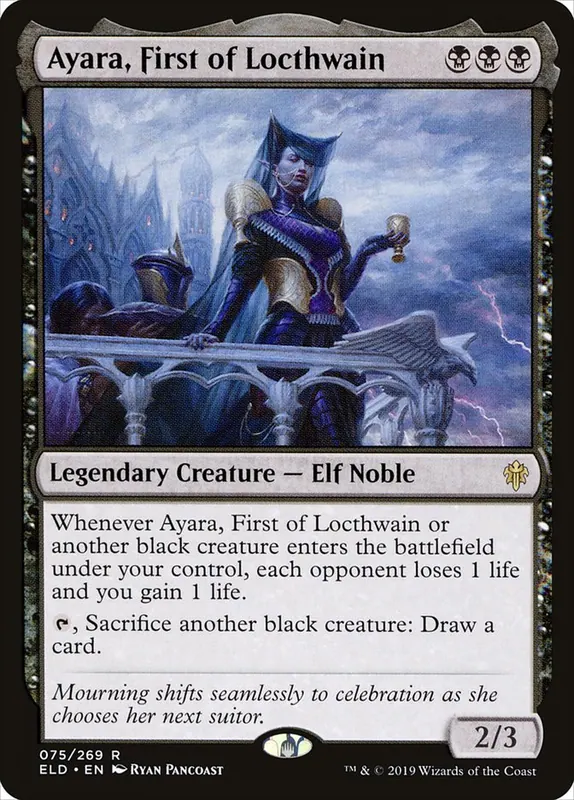Ayara, First of Locthwain [Throne of Eldraine] - Portugues