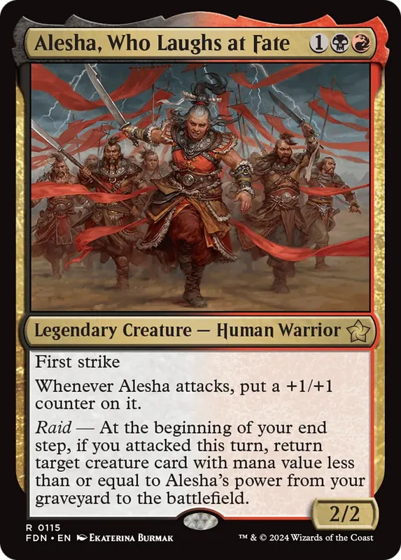 Alesha, Who Laughs at Fate [Foundations] - Español