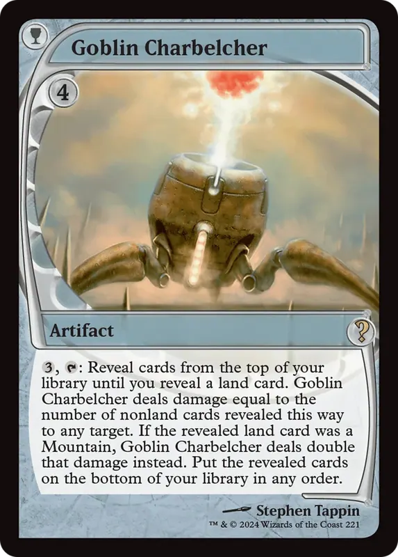 Goblin Charbelcher (Future Sight) [Mystery Booster 2]