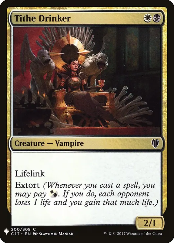 Tithe Drinker [The List]