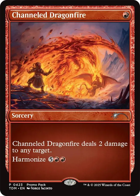 Channeled Dragonfire (Promo Pack) [Tarkir: Dragonstorm Promos]