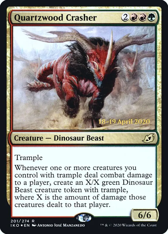Quartzwood Crasher [Ikoria: Lair of Behemoths Promos]