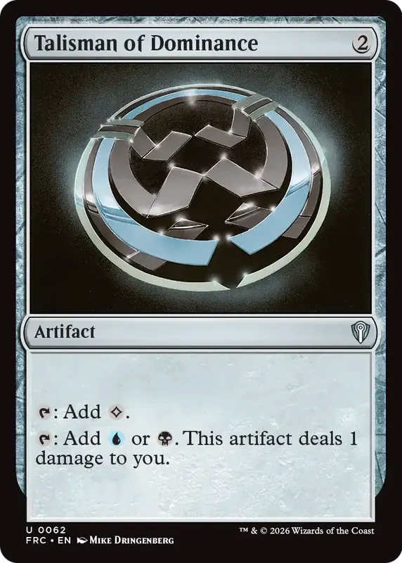Talisman of Dominance [Reality Fracture Commander]