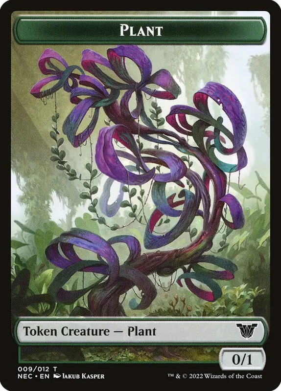 Plant [Neon Dynasty Commander Tokens]