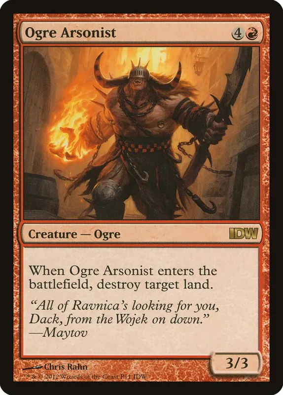 Ogre Arsonist [IDW Comics Inserts]