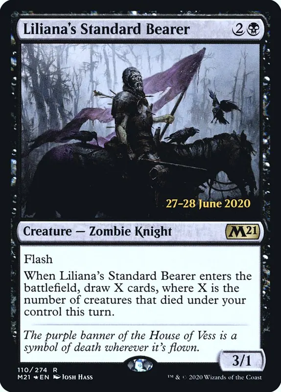 Liliana's Standard Bearer [Core Set 2021 Promos]