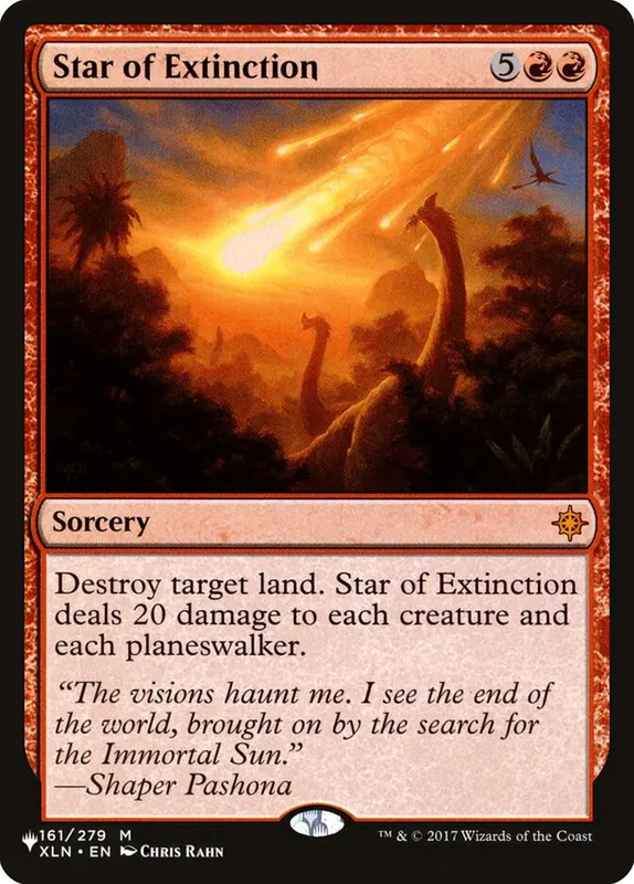 Star of Extinction [The List]
