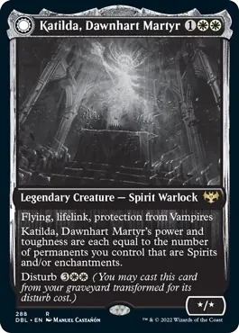 Katilda, Dawnhart Martyr // Katilda's Rising Dawn [Innistrad: Double Feature]