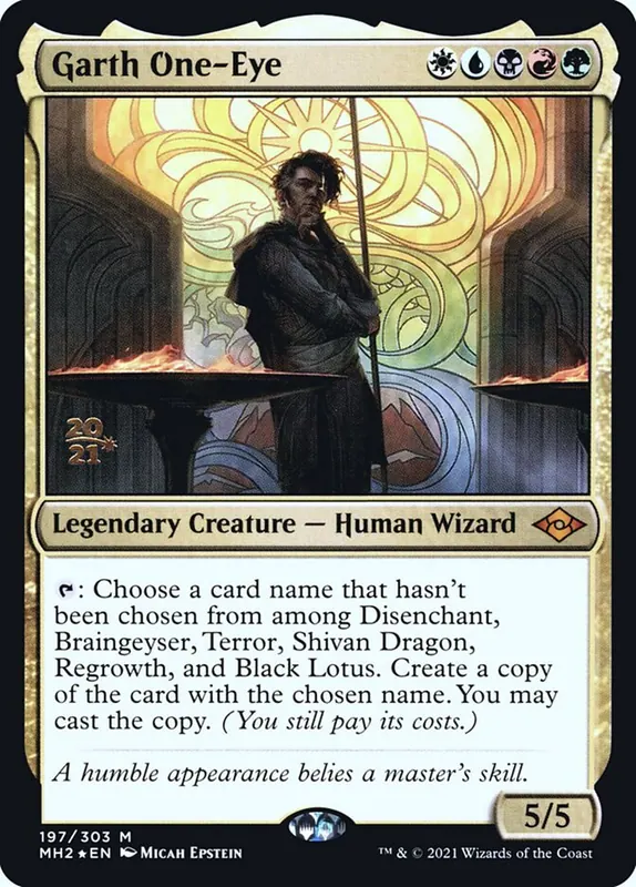 Garth One-Eye [Modern Horizons 2 Promos]