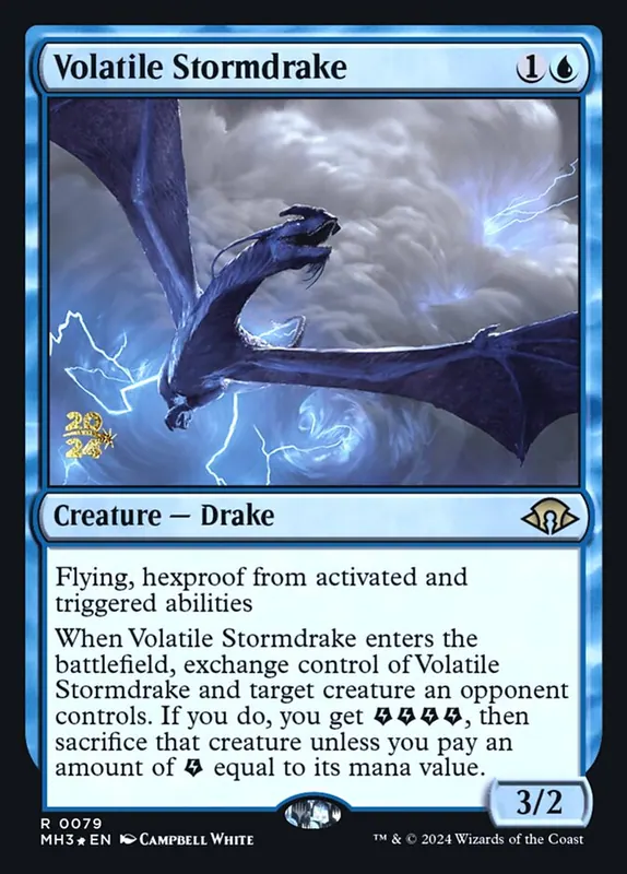 Volatile Stormdrake [Modern Horizons 3 Promos]