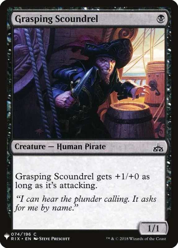 Grasping Scoundrel [The List]