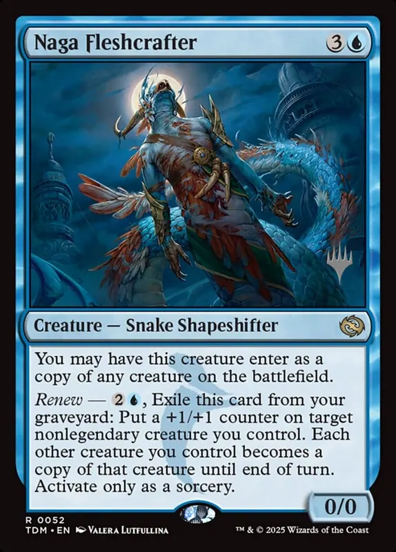 Naga Fleshcrafter [Tarkir: Dragonstorm Promos]