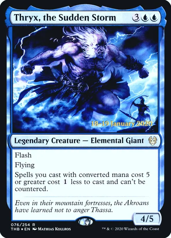 Thryx, the Sudden Storm [Theros Beyond Death Promos]